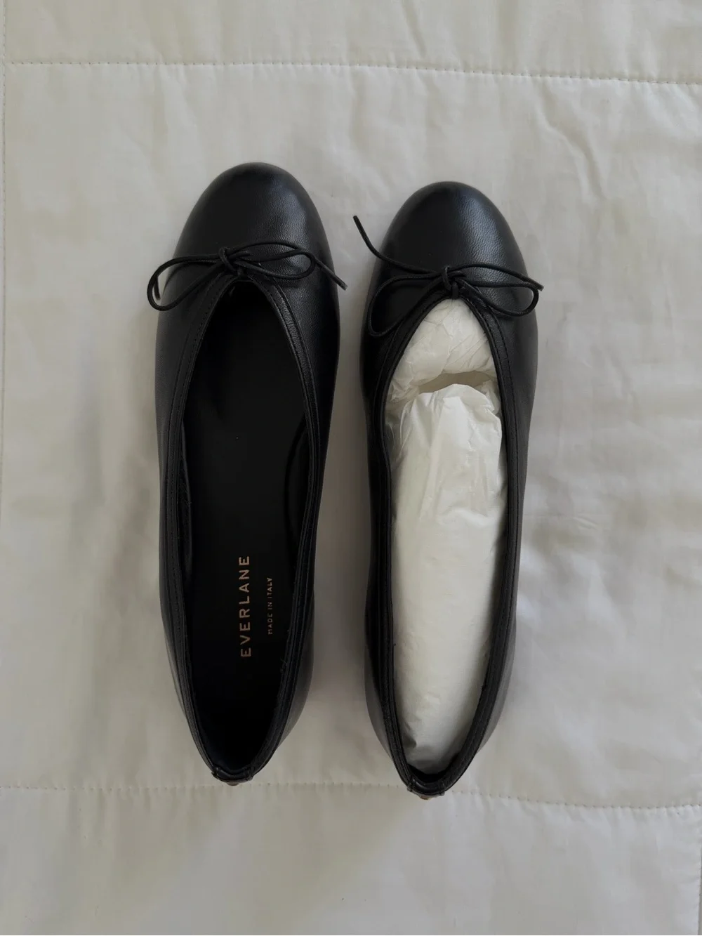 Brand New- Everlane Ballet Flat in Black Leather 🖤✨ - Picture 10 of 14